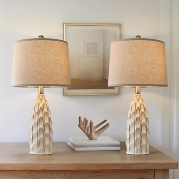 23.75inch Ceramic Table Lamps Set of 2