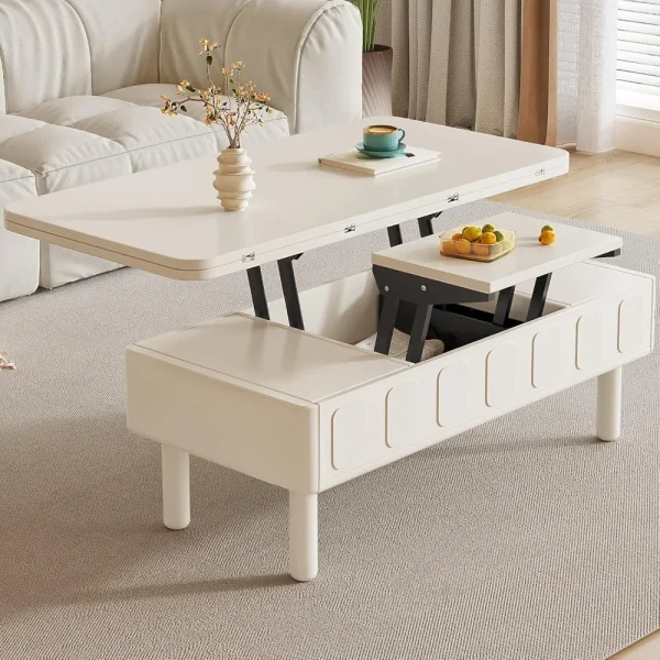 Lift Top Coffee Table, 3 in 1 Multi-Function  Coffee Tables with Drawer