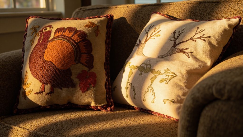 Thanksgiving Pillows vs. Christmas Throw Pillows: Do You Really Need Both? A Cost & Storage Analysis