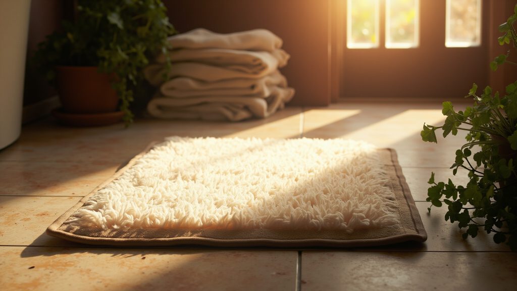 Rubber Back vs. Fluffy: Which Bathroom Rug Material Is Right for You?