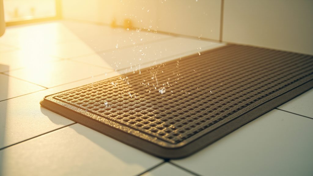 Flow Through Shower Mat vs. Solid Rubber: Which Drains Faster and Stays Cleaner?