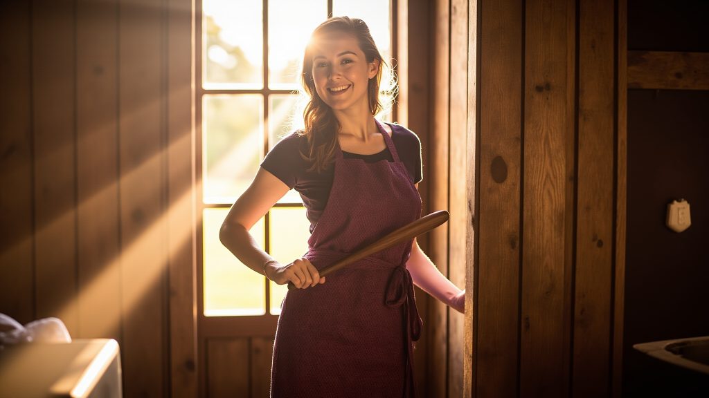 The Best Custom Apron Ideas for Her: From ‘King of the Kitchen’ to Elegant Purple Designs