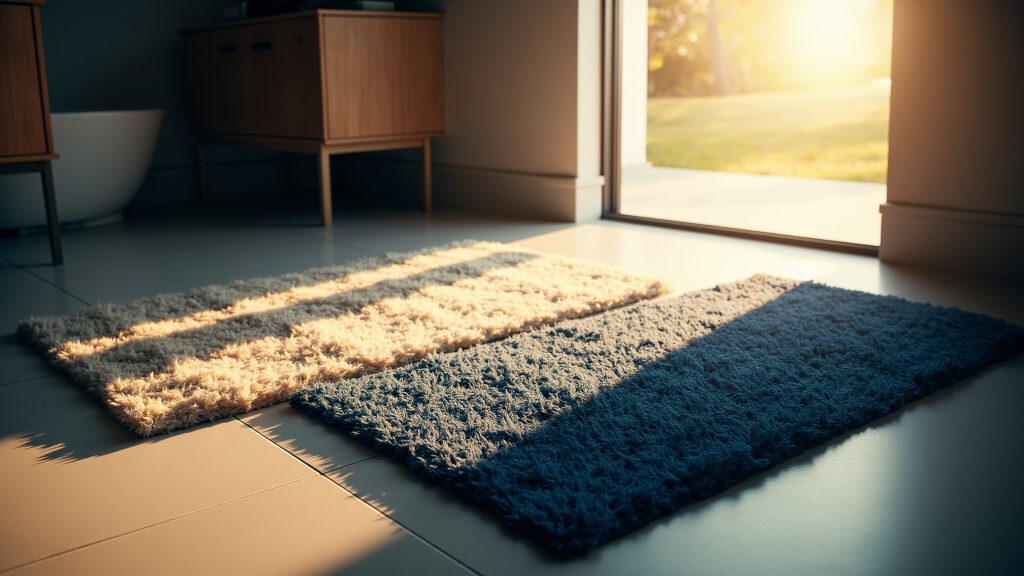 Blue and Gray Bathroom Rugs: 15 Stylish Sets That Hide Stains and Elevate Your Decor