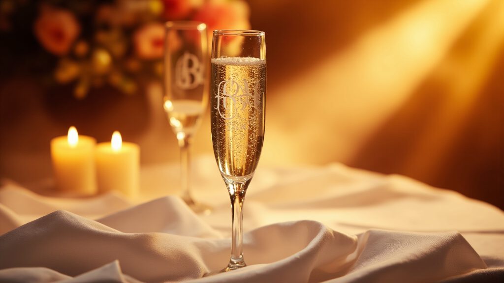 Personalized Champagne Glasses vs. Custom Beer Glasses: Which Wedding Glassware Fits Your Reception?