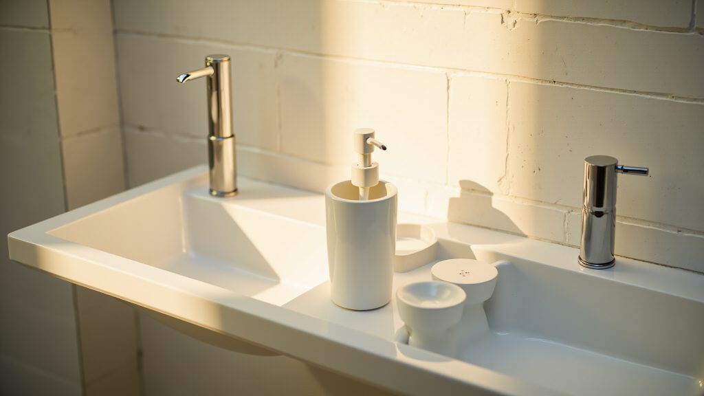 White vs. Black Bathroom Accessories Sets: Which Makes a Small Bathroom Look Bigger?