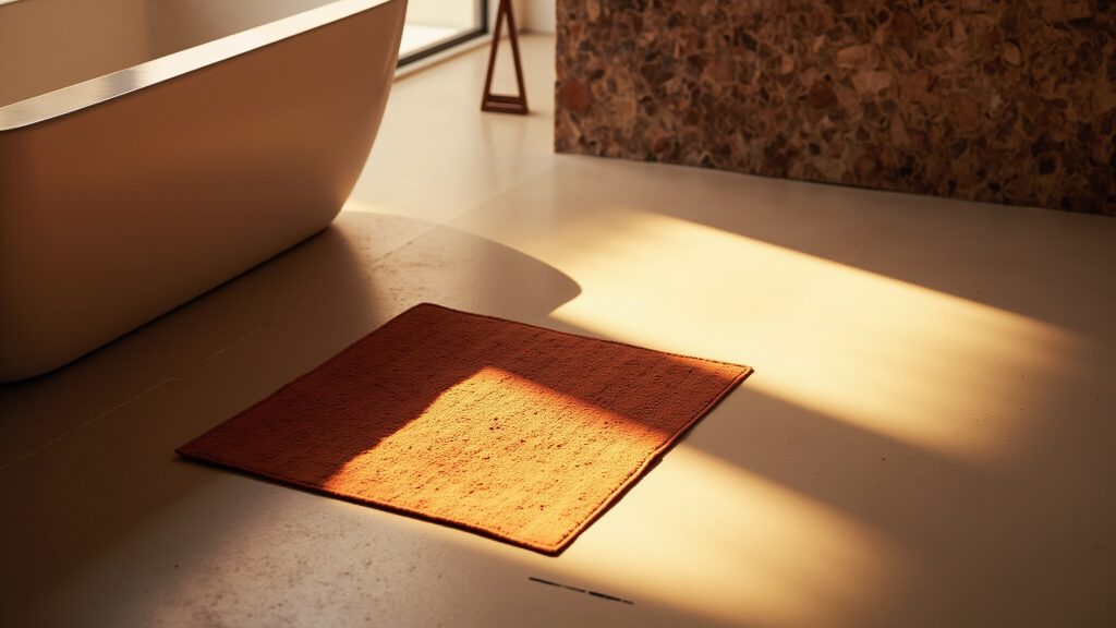 Terracotta vs. Rust vs. Beige: How to Pick the Perfect Warm-Toned Bath Mat for Your Bathroom Palette